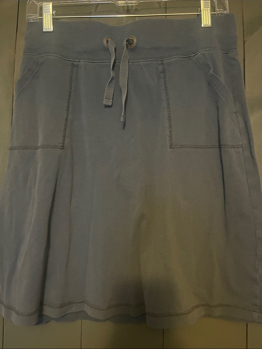 Merona Navy Blue Drawstring Midi Skirt